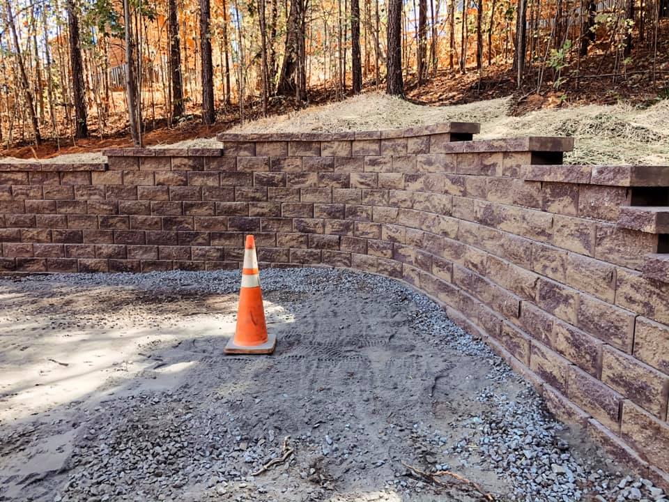 Rutherfordton NC Retaining Wall